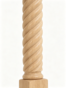 Balaustre de Madera con Diseño Trenzado para Pasamanos y Barandillas, Estilo Moderno, Ecológico, de Montaje en Pared, para Bricolaje - Product Image 2