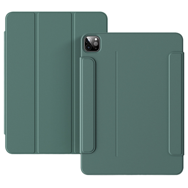 Shockproof Cover for iPad 10 11 12 Air Pro Trifold Stand Protective Case With Pencil Holder Durable Soft Silicone