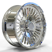Jantes forgées à profil profond, polies ou noires, pour camion, 8x165.1 8x170 20 22 24 26 28 pouces, pour GMC Silverado 1500 2500 Ford F350 F450