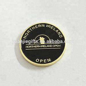 Marcadores de bolas de diseño de varias formas al mejor precio, accesorio de Golf, imán, logotipo personalizado, alfabeto, esmalte suave, marcador de pelotas de Golf de Metal - Product Image 2