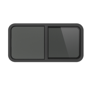 Ventana Horizontal Deslizante para RV, Marco de Aluminio con Mosquitera Integrada y Vidrio Templado para Autocaravana, Remolque o Casa Rodante - Product Image 1