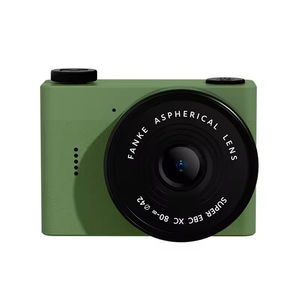 Green Leather Texture Retro Kids Digital <b>Camera</b> Simulated Aspherical Lens Compact Pocket Student <b>Mini</b> Sport <b>Camera</b> Support Photo - Product Image 1