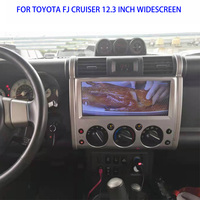 Radio Estéreo con Pantalla Táctil Estilo Tesla para Automóvil, GPS, Android 10, 2 Din, para Toyota Land Cruiser FJ 2007-2017, Reproductor Multimedia de Audio para Automóvil