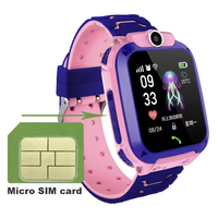 Reloj Inteligente Q12 Para Niños 3C Resistente al Agua con Cámara SOS GPS LBS Alarma Bluetooth WiFi y Ranura para Tarjeta SIM