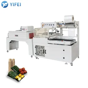 4525 Warmte Tunnel Doos Plastic Film Krimpfolie Verpakking Machine Semi-automatische Side Afdichting 450L Sealer Krimpfolie Machine