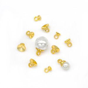 Pendentif rond en cuivre plaqué or 18 carats pour la fabrication de colliers, accessoires de bijouterie - Product Image 5