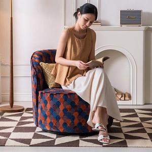 เก้าอี้บีนแบ็กหมุนได้ สำหรับห้องนั่งเล่นและห้องนอน เบาะหุ้มผ้า - Product Image 3