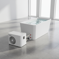 Baignoire de récupération à froid Ambohr en acrylique de haute qualité, autoportante, pour la récupération des athlètes, usage commercial/domestique