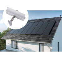 Collier de serrage central solaire personnalisable pour montage de panneaux solaires