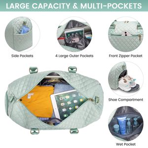 Bolsa de Viaje Grande para Llevar como Equipaje de Mano con Bolsa de Aseo, Bolsa Resistente a la Suciedad para Artículos Personales en Aviones - Product Image 3