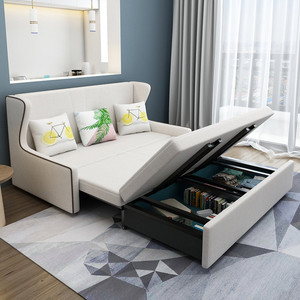Muebles de Salón Modernos Nórdicos, Sofá Cama Multifuncional Inteligente con Almacenamiento RT-139SF, Cama Extraíble RT-139SF - Product Image 1