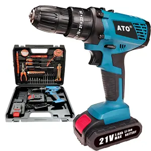 ATO A1011 Versatile Accessories Power Tools Lithium Battery Electric Screwdriver Lithium Battery Cordless Electric Drill Machine