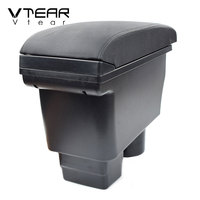 Vdéchirure accoudoir central Console boîte de rangement repose-bras coussin décoration de style de voiture accessoires intérieurs pour Mazda 2/Mazda2/Demio