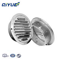 Capuchon anti-vent à tête plate en acier inoxydable 304 pour ventilation murale extérieure, couverture coupe-vent extérieure pour salle de bain, sortie d'air pour hotte de cuisine