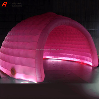 Tente dôme Igloo gonflable pour fête d'anniversaire, éclairage pour entreprise de location