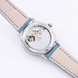 <span class=keywords><strong>Montre</strong></span> automatique de luxe pour femme avec diamants, lunette sertie de diamants, phase de lune, calendrier, <span class=keywords><strong>bracelet</strong></span> en acier inoxydable - Product Image 5