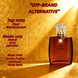 Profumi L'AMOUR STORY per donna-Pera e ribes nero da 90ml EDP a lunga durata | Regalo fruttato floreale per fragranza fidanzata - Product Image 4