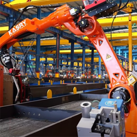 Robot de Soldadura Colaborativo CNC para Vigas H, Motor PLC, Tipo de Riel Terrestre, Potencia de 2kW para Fabricación de Estructuras de Acero (Espesor de 6-18 mm)