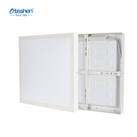 Plafonniers LED carrés modernes 2x2 600x600 36W à CRI élevé 80 en aluminium+PC pour bureaux