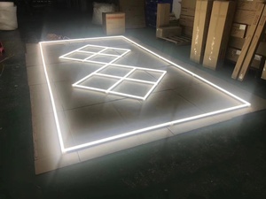 Nhà máy chuyên nghiệp bán hàng nhà để xe dẫn hình lục giác ánh sáng 2023 mới chất lượng cao dẫn ống ánh sáng đèn liền mạch tổ ong ánh sáng - Product Image 2