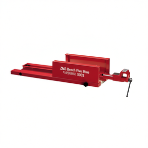 Tornillo de Banco ZM3 5002 Rojo, Herramienta de Sujeción de Metal para Trabajos en Madera y Metal - Product Image 2