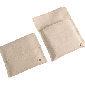 Pochette cadeau en velours de coton biologique certifié GOTS, qualité OEM, avec logo personnalisé imprimé, pour bijoux, chaussures ou sacs à main - Product Image 6