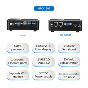 משרד oem חדש להשתמש מיני מחשב vga עבור תצוגה כפולה m.<span class=keywords><strong>2</strong></span> wifi intel pentium 5405u 4g ddr4 RAM 64g ssd mini pc - Product Image 3