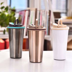 Stainless Steel Tumbler Vacuum Insulated <b>Double</b> <b>Wall</b> Travel <b>Mug</b> With Lid Minimalist Design For Adults - Product Image 3