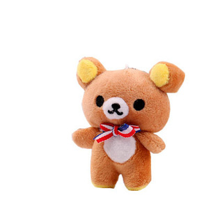 Kawaii đứng 11cm người yêu gấu sang trọng nhồi bông đồ chơi mềm con số Búp Bê Móc chìa khóa thiết kế mặt dây chuyền quyến rũ Đồ chơi - Product Image 1