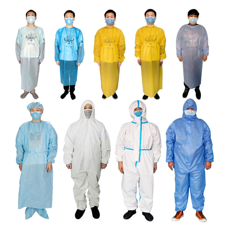 Ламинированный Защитный халат Cobabies, китайский производитель, изоляционный халат из нетканого материала/