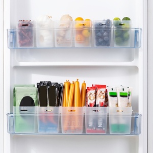 Modern 2pcs Set Plastic PP <b>Refrigerator</b> Side Door Storage Bins Fresh-keeping Boxes Multi-Purpose Fridge Snack <b>Container</b> Storage - Product Image 6