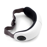 Augenmassagegerät mit 4 Modi, Airbag-Vibration, Wärmekompression, Schlafmusik, USB-Aufladbar für Augenentlastung