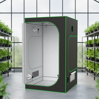 Serre de culture hydroponique intérieure en Mylar sur mesure, imperméable, 60x60x180cm, pour culture de champignons et plantes de jardin