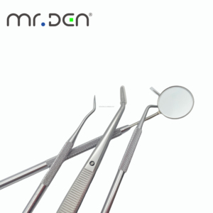 Mr.Den <span class=keywords><strong>Dentista</strong></span> Set 3 in 1 per Igiene Orale: Specchietto, Sbiancante e Pinzette per Esame Dentale - Product Image 5
