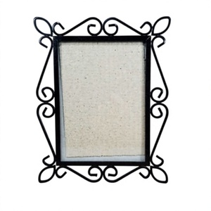 New Arrival Eco-Friendly Modern Iron Metal Photo <b>Frame</b> Black Finish Perfect Home <b>Gallery</b> Walls Office Living Rooms Decor - Product Image 1