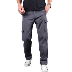 Vente directe d'usine de pantalons cargo multi-poches pour hommes, pantalons en coton pour hommes, pantalons amples de <span class=keywords><strong>grande</strong></span> <span class=keywords><strong>taille</strong></span>, pantalons décontractés - Product Image 5