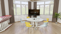 Ensemble de bureau et de chaise d'étudiant réglables en métal pour salle de classe - Mobilier scolaire moderne, écologique et durable