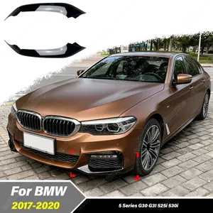 Kit d'accessoires de décoration pour les sourcils des feux antibrouillard avant pour les modèles 5 Series G30 G31 M Sport 525i 530i 2017 2018 2019 2020 - Product Image 1