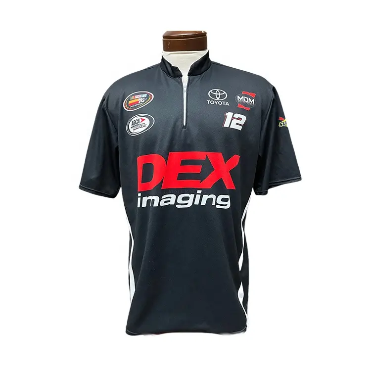 Maglietta da corsa per motociclismo a sublimazione personalizzata maglietta da corsa della squadra da corsa maglietta da corsa