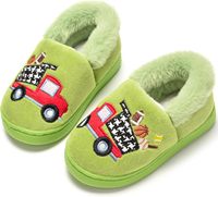 Chaussons en fourrure animale mignons pour femmes, à bout ouvert, semelle TPR, chauds pour l'hiver, antidérapants pour la chambre à coucher, vente en gros