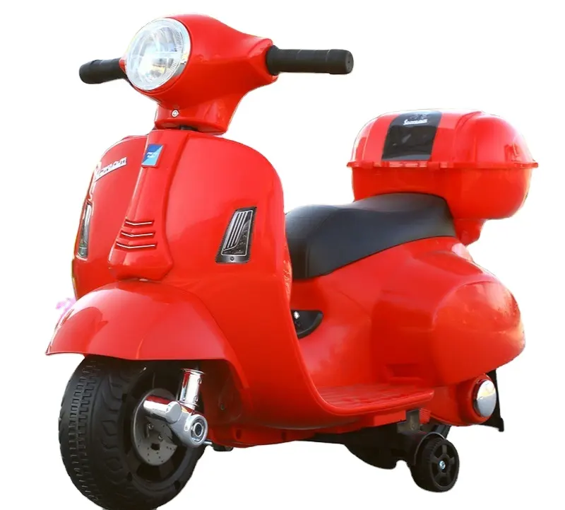 cheap kids ride on electric cars toy for wholesale new model mini vespa GTS 6V baby ride on motorcycle