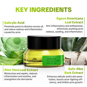 Nhãn Hiệu Riêng Niacinamide <span class=keywords><strong>Aloe</strong></span> Vera Rõ Ràng Mụn Trứng Cá Hàng Rào Sửa Chữa Kem Dưỡng Ẩm Oil-Control Chống-Lão Hóa Mặt Kem Cho Phụ Nữ - Product Image 4