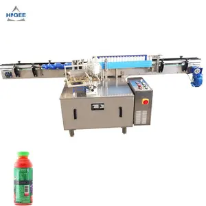 Automatic cold glue labeling machine for plastic bottle for juice paste labeling machine for water bottle tin can labeling machi