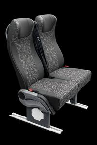 Asiento Doble Reclinable Universal para Minibús con Mesa Trasera y Bolsillo de Red para Furgoneta Sprinter - Product Image 4
