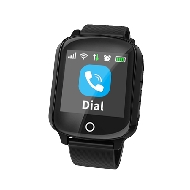 D200 Smart Watch Sos Elderly Smart Watch Heart Rate Smart Bracelet Anti-lost GPS Tracker Watch for Elderly People