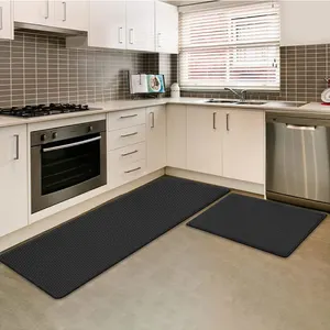 Leather Carpet Smooth PE Moistureproof kitchen Floor Mat For In Front Of Sink Rugs