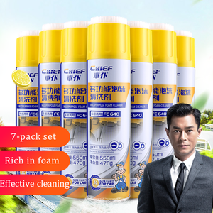 Limpiador <span class=keywords><strong>de</strong></span> Espuma Multiusos Chief <span class=keywords><strong>de</strong></span> 550 ml, Resistente a la Suciedad, Limpieza Profunda del <span class=keywords><strong>Interior</strong></span> y Asientos del Automóvil, Salpicadero, Cuidado del Automóvil, 24 Unidades por Caja - Product Image 4