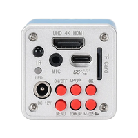 Kamera Mikroskop Digital Hd 4k 1080p Usb h-d-m-i, kamera mikroskop Digital dengan Son y Imx334 tipe-c Pc Industri Video