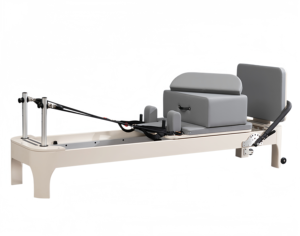 Reformer de Pilates de Madera Redondeado para Uso Doméstico y Comercial, Máquina Multifuncional para Ejercicios de Core, Yoga y Pilates - Product Image 2