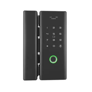 Tuya thông minh trong nhà Wifi Khóa cửa vân tay hợp kim kẽm Khóa cửa kính thông minh với Bảo mật cuộc sống thông minh tùy chọn lưu trữ dữ liệu đám mây - Product Image 1